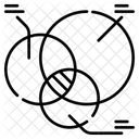 Diagrama De Venn Circulo Grafico Icono