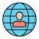 Amigo Extranjero Globo Mundo Icono