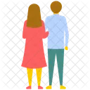 Amantes Romanticos Pareja Icono