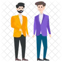 Amigos Empleados De Oficina Companeros De Trabajo Icono