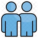 Gente Feliz Amigos Icono