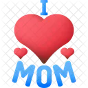 Amo A Mama Dia De La Madre Madre Icono