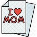 Amo A Mama Amo A Mon Amor Icono