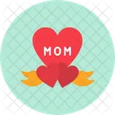 Amo a mamá corazón  Icono