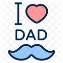 Amo A Papa Dia Del Padre Amor Icon