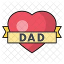 Papa Dia Del Padre Amor Icono