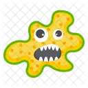 Microorganism Amoeba Scary Bacteria Icon