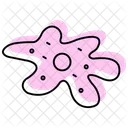 Amoeba Color Shadow Line Icon 아이콘