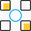 Among In The Middle Of Centre Icon