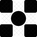 Among In The Middle Of Centre Icon