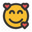 Amor Emoji Smileys Icon