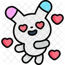 Amor Kawaii Conejito Icon