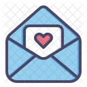 Amor Carta Romance Icon