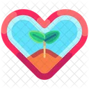 Amor Dia De La Tierra Corazon Icon