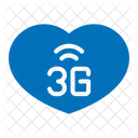 3 G Amor Corazon Icono
