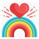 Amor arcoiris  Icono