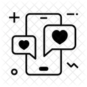 Amor bate-papo  Ícone