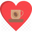 Amor Por El Cafe Taza De Cafe Bebida Icono