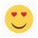 Amor Emoji Rosto Icon