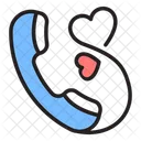 Amor Ligar Telefone Ícone