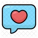 Chat De Amor Amor Corazon Icono