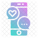 Me encanta chatear  Icono