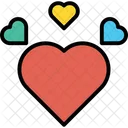 Corazones de amor  Icono