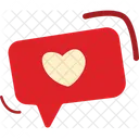 Amor de balão de coração  Icon
