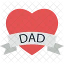 Amor De Padre Padre Familia Icono