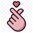 Amor dedo  Ícone