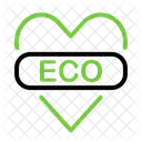 Amor Eco Corazon Icono