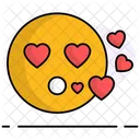 Amor Emoji Emoji Emoticon Icono