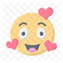 Amo Emoji Emoji Emoticon Ícone