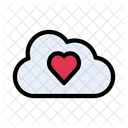 Nube Amor En Linea Icono