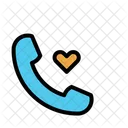 Llamada De Amor Telefono De Amor Amor Icono