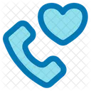 Llamada De Amor Amor Telefono Icono