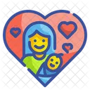 Amor De Madre E Hijo Amor De Madre Corazon Icon