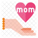 Amo A Mama Amor Mano Icon