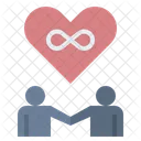 Pareja Infinito Amor Eterno Icono