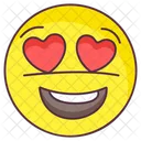 Emoji De Risa De Amor Expresion De Amor Etiqueta Emocional Icono