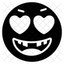 Emoji De Risa De Amor Expresion De Amor Etiqueta Emocional Icono