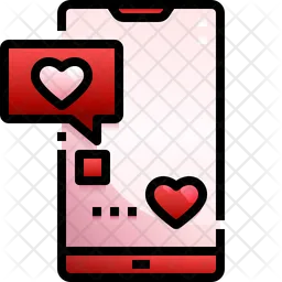 Amor telefono  Icono