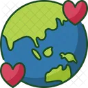 Amor Tierra Amor Planeta Icono