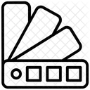 Amostra De Tinta Catalogo De Cores Paleta De Cores Ícone