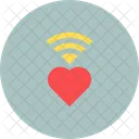 Wifi Reseau Coeur Icon