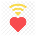 Wifi Reseau Coeur Icon