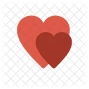 Coeur Saint Valentin Romance Icon