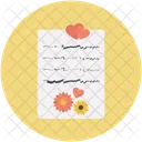 Amour Lettre Sentiments Icon