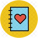 Amour Journal Livre Icon