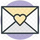 Amour Courrier Salutation Icon